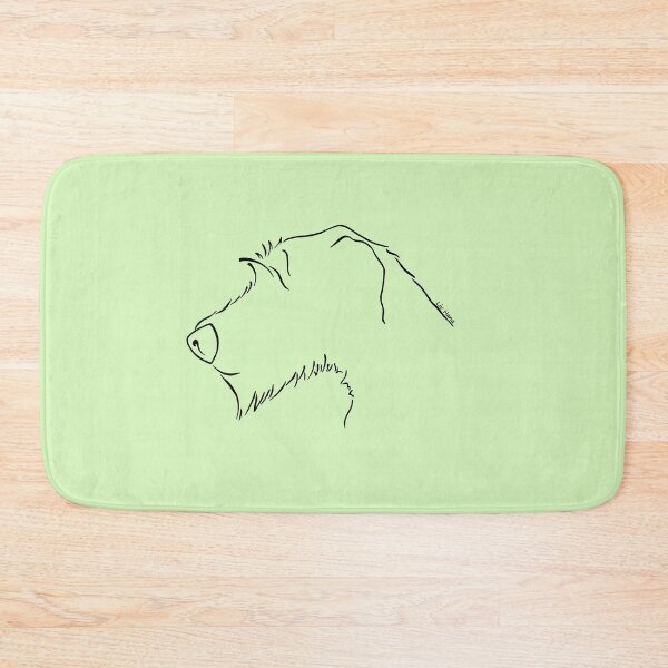 Item preview, Irish Wolfhound silhouette outline designed and sold by LivHana.