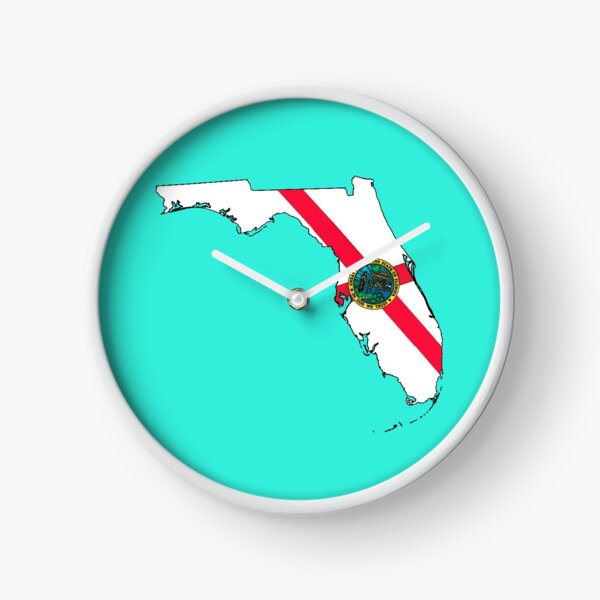 Item preview, Florida Map with Florida State Flag designed and sold by Havocgirl.
