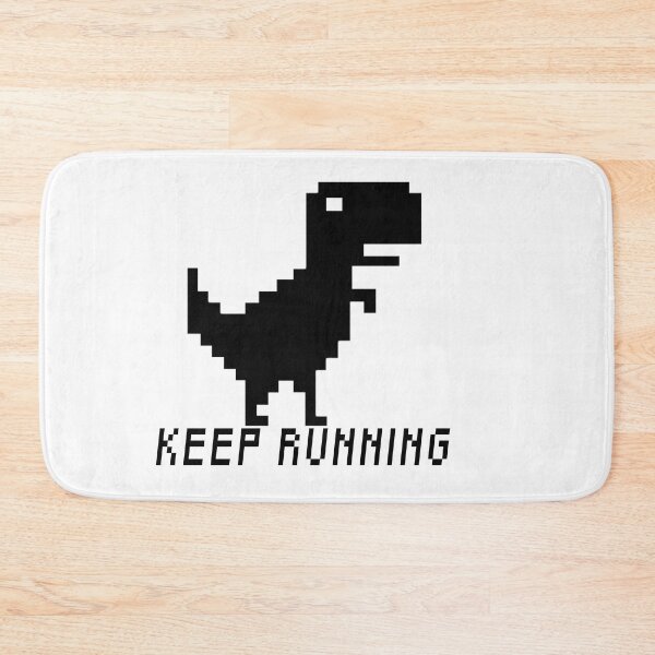 Item preview, Offline T-rex DINO Sticker - Keep Running designed and sold by AdlDisEye.