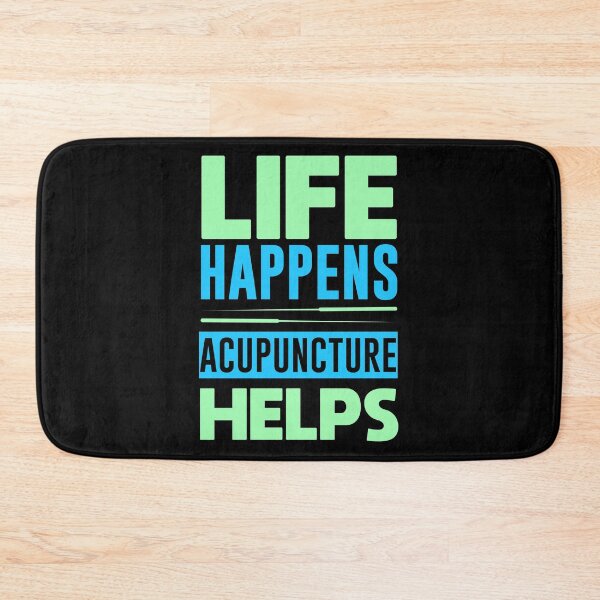 Item preview, Life happens, acupuncture helps designed and sold by Gold Wings Tees.