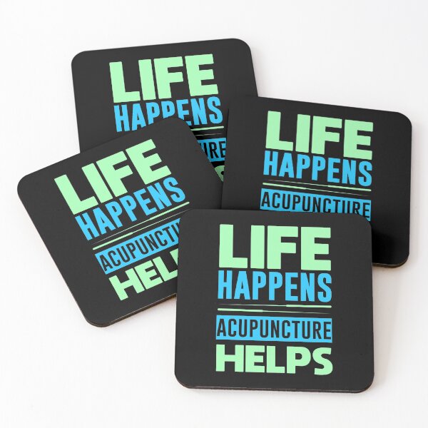 Item preview, Life happens, acupuncture helps designed and sold by Gold Wings Tees.