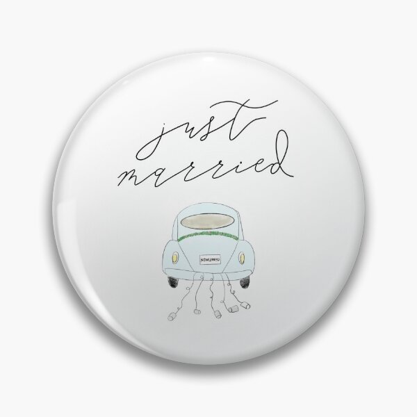 Item preview, Just Married designed and sold by mixandmatchbymm.