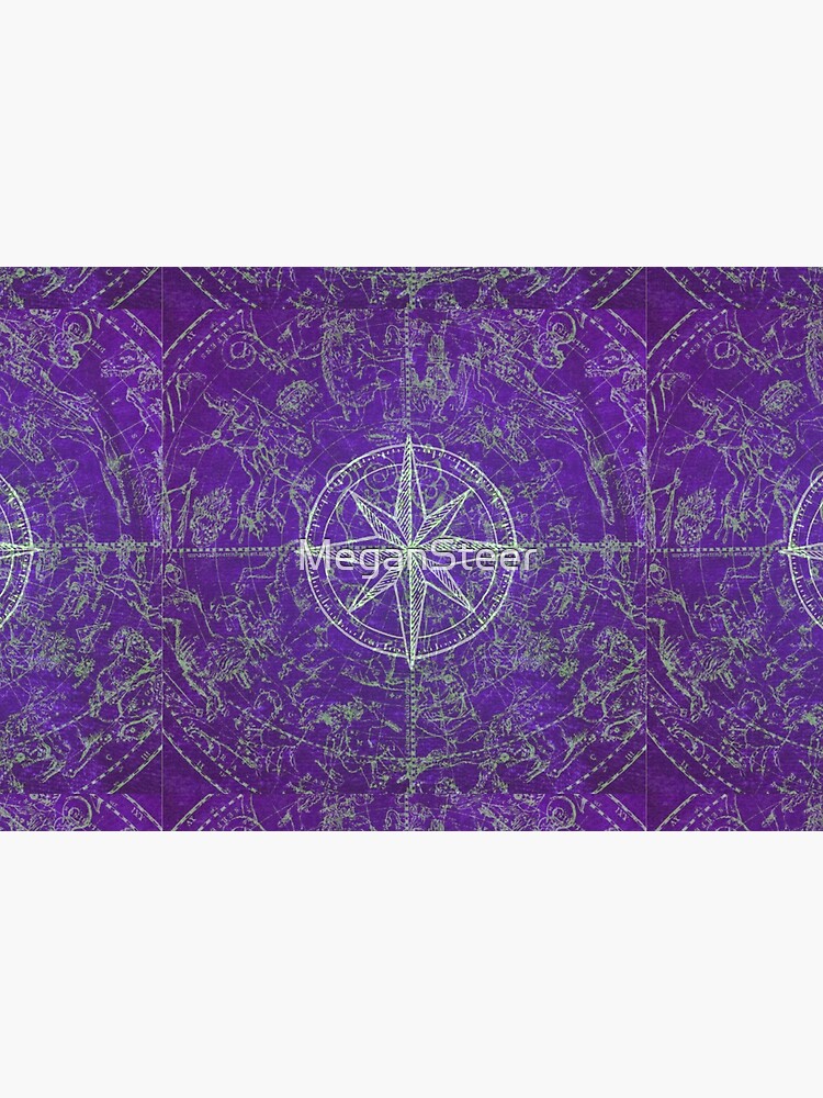 Map of the Heavens in Purple by MeganSteer