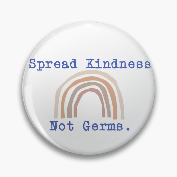Item preview, Spread kindness, not germs- face mask designed and sold by Bellawolfe.