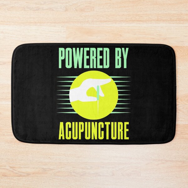 Item preview, Powered by acupuncture designed and sold by Gold Wings Tees.