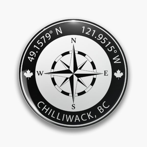 Item preview, Chilliwack, British Columbia Geographical Coordinates designed and sold by TeeOhGraphics.