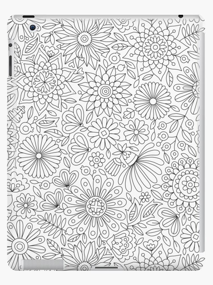 Coloring Page iPad Cases & Skins for Sale