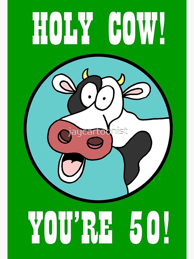 Holy Cow! - Birthday Card