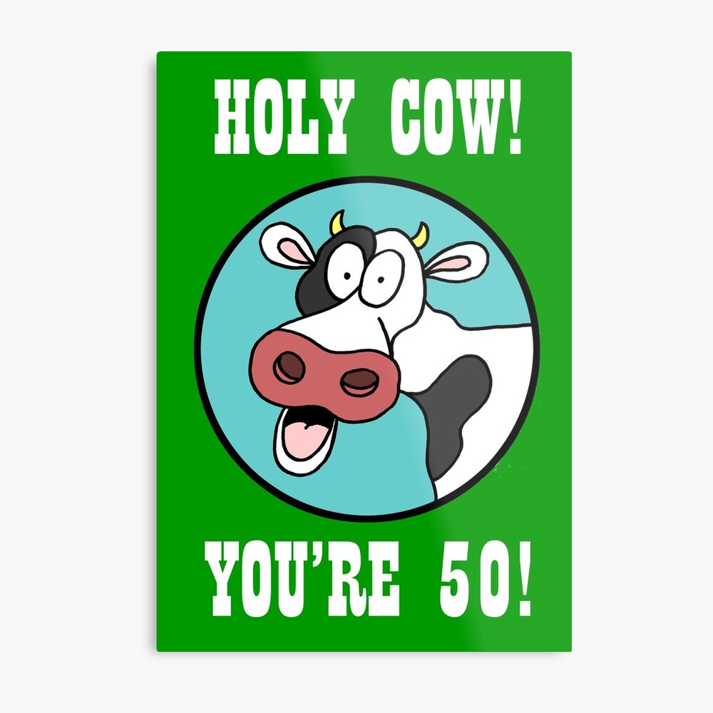 Holy Mackerel You're 50 Funny 50th Birthday Fisherman | Greeting Card