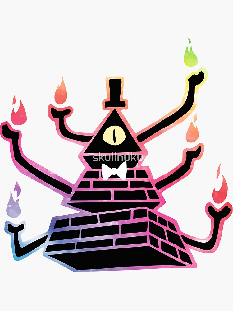 Six-Armed Apocalypse Bill Cipher - Color by skullnuku