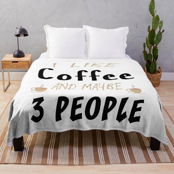 Item preview, I like coffee and Maybe 3 People designed and sold by AnimaLovers.