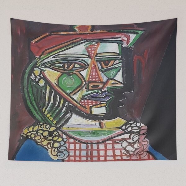 Item preview, The Woman in the Red Beret designed and sold by Art With Impact – Statement Art & Apparel for Deep Thinkers.