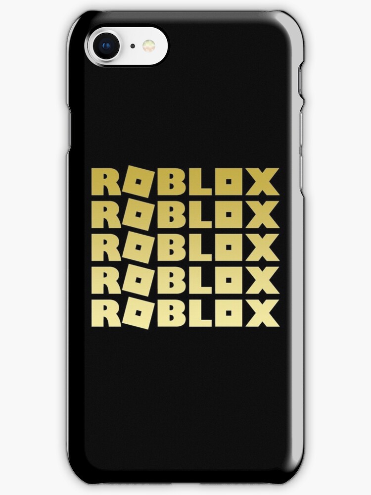 Roblox Gold Iphone Case Cover By T Shirt Designs Redbubble - images of roblox designs