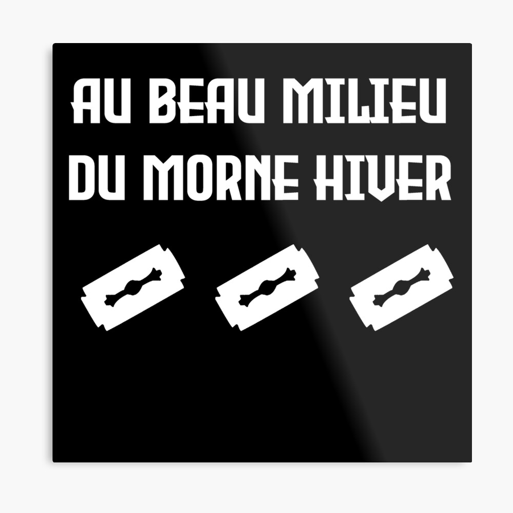 Au Beau Milieu Du Morne Hiver Texte Impression sur toile « Au beau milieu du morne hiver Peaky Blinders », par  goseriesfilms | Redbubble