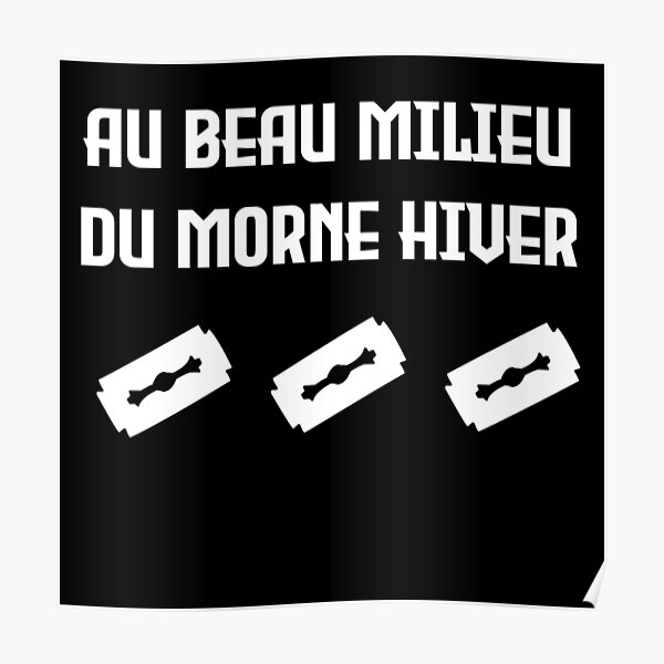 Poster « Au beau milieu du morne hiver Peaky Blinders », par goseriesfilms Redbubble Poster « Au beau milieu du morne hiver Peaky Blinders », par goseriesfilms Redbubble
