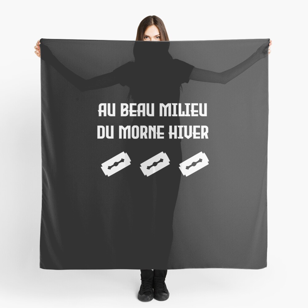Au Beau Milieu Du Morne Hiver Texte Foulard « Au beau milieu du morne hiver Peaky Blinders », par goseriesfilms  | Redbubble