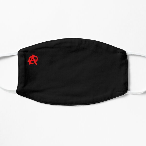 Anarchy Red Logo Flat Mask