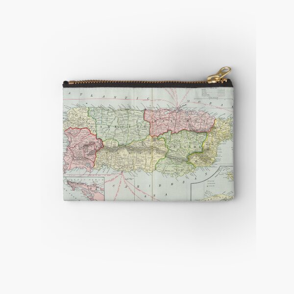 Item preview, Map of Puerto Rico by F. Cram (1901) designed and sold by allhistory.