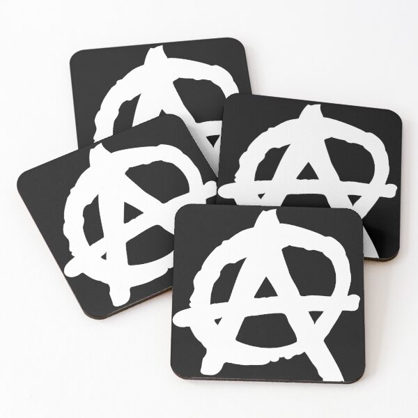 Item preview, Anarchy White Logo designed and sold by TopMask.