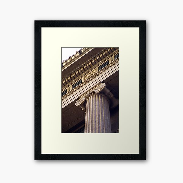 State Savings Bank building Framed Art Print
