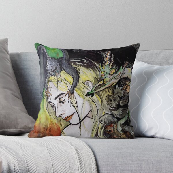 Shadows Throw Pillow