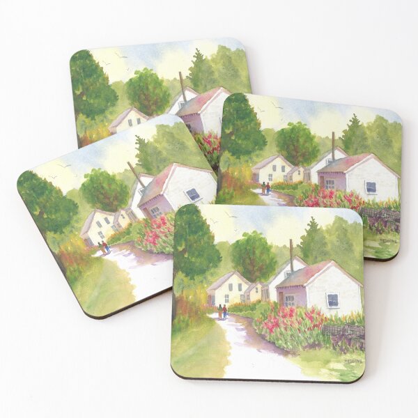 Item preview, Port Clyde Maine Street Scene  designed and sold by Roseann Meserve.