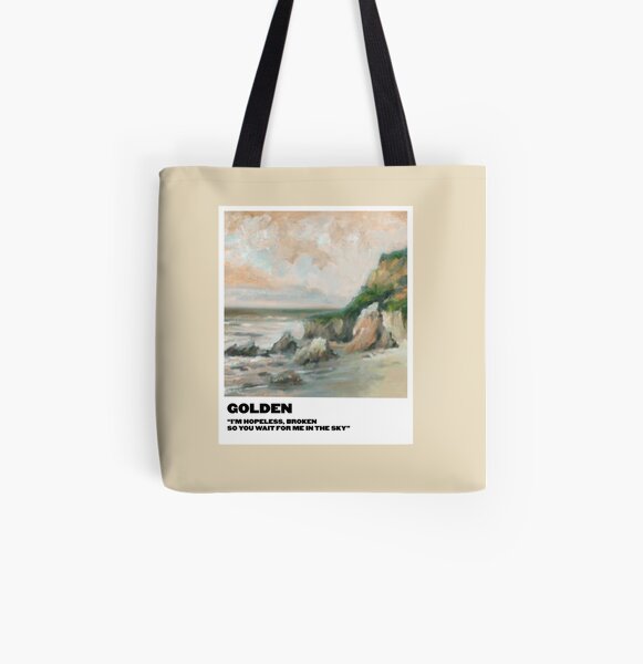 golden polaroid All Over Print Tote Bag
