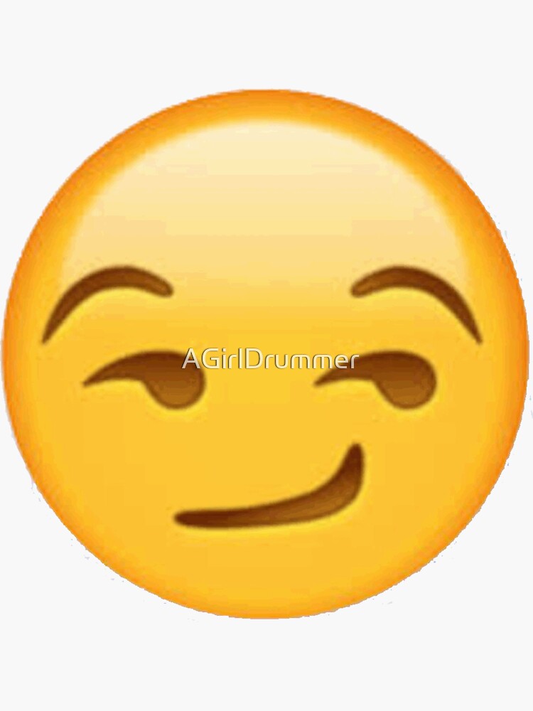 smirking emoji pillow