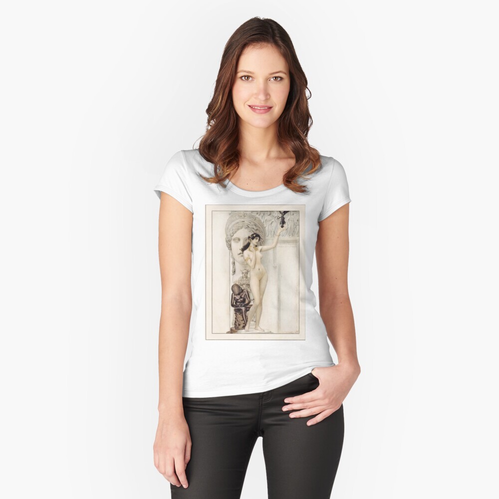 Aperçu de l'œuvre T-shirt échancré créée et vendue par laurens-doodles.