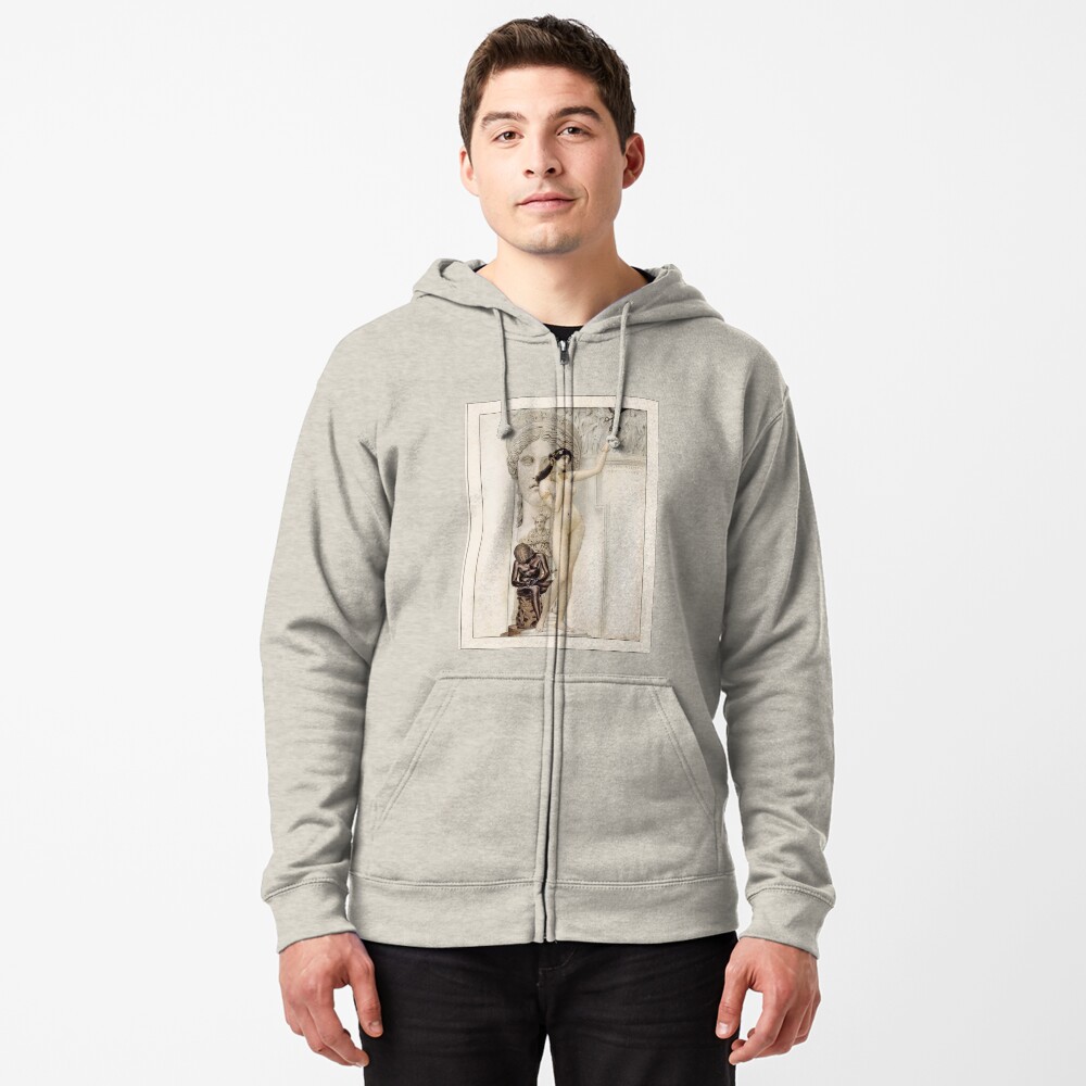 Aperçu de l'œuvre Veste zippée à capuche créée et vendue par laurens-doodles.