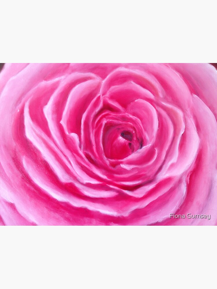 Thumbnail 3 of 3, Canvas Print, Pink rose designed and sold by fionagurnsey.
