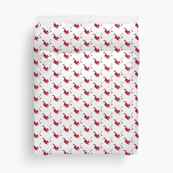 Kitten playing Duvet Cover