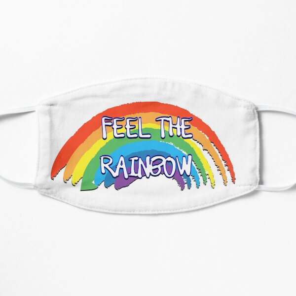 Feel the rainbow Flat Mask