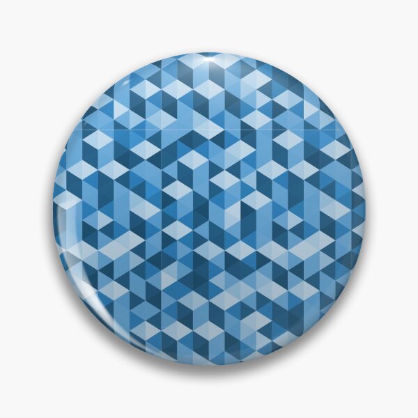 Item preview, Geometric pattern design in blue designed and sold by Delicarte.