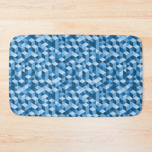 Item preview, Geometric pattern design in blue designed and sold by Delicarte.
