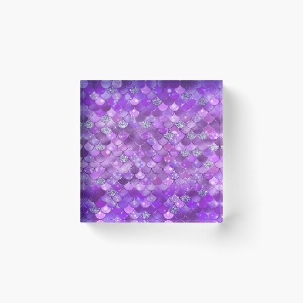 Item preview, Mermaid Bokeh Nice Purple Pattern Water Elf Nymph Skin Texture designed and sold by UniQueensShop.