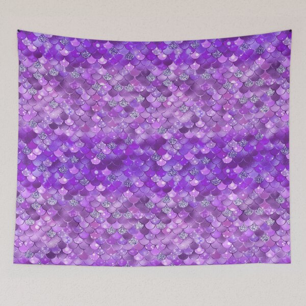 Item preview, Mermaid Bokeh Nice Purple Pattern Water Elf Nymph Skin Texture designed and sold by UniQueensShop.