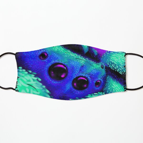 The Terrifying Peacock Spider Digital Design Kids Mask