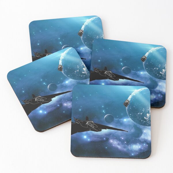 Item preview, Ships in Space designed and sold by Spacemonkey Prints.