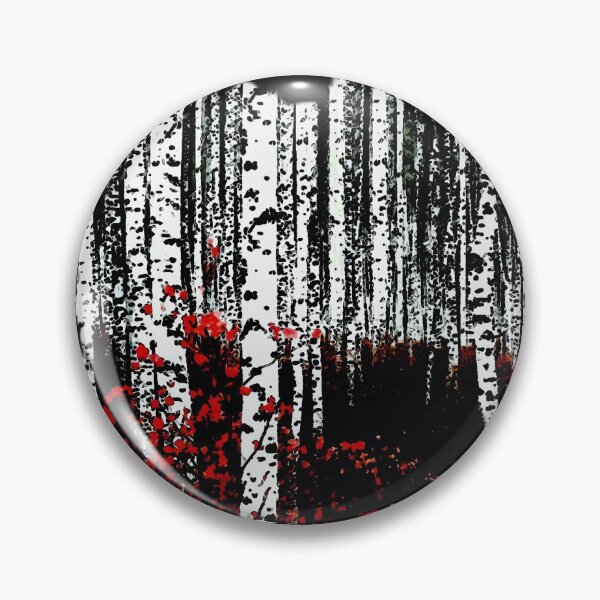 Item preview, Forest with red flowers, birch forest, perfect for puzzle, kids puzzle, Duvets, Comforters, Shower Curtains, desk mat designed and sold by Collagedream.