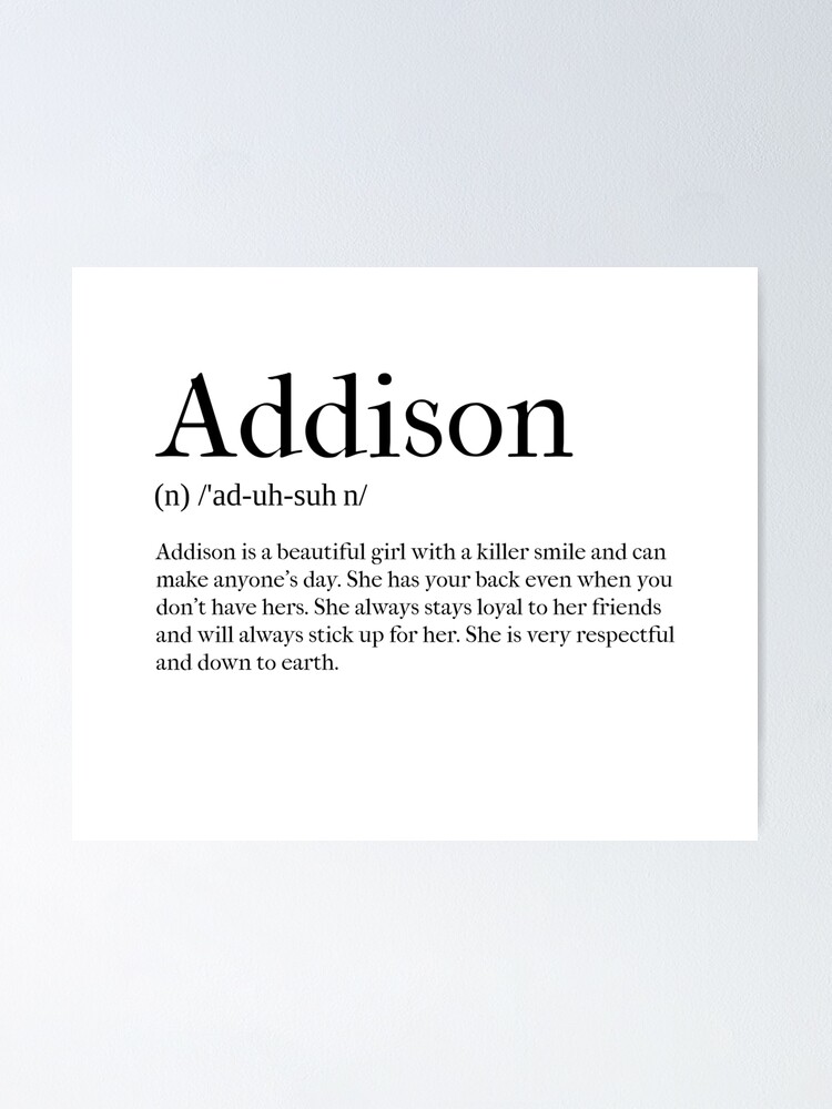 addison-definition-poster-by-tastifydesigns-redbubble