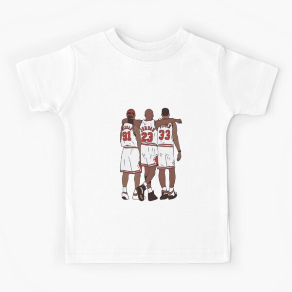 Dennis Rodman Scottie Pippen Jordan Chicago Basketball Kids T-Shirt