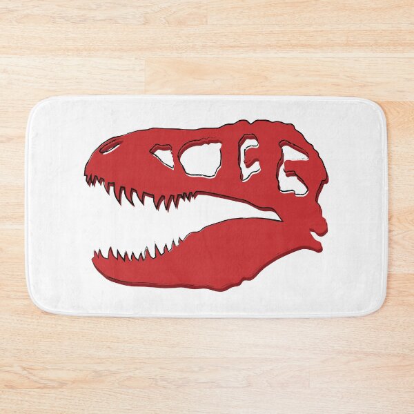 Item preview, Red T-Rex Dinosaur Skull designed and sold by Ham-n-Spaghetti.