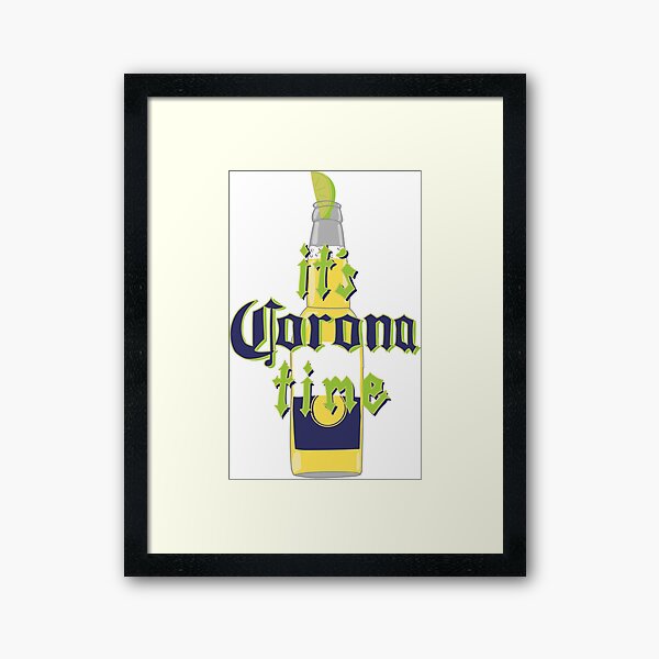 Vista previa del artículo con la obra «Corona Time», diseñado y vendido por ebizalethgainey.