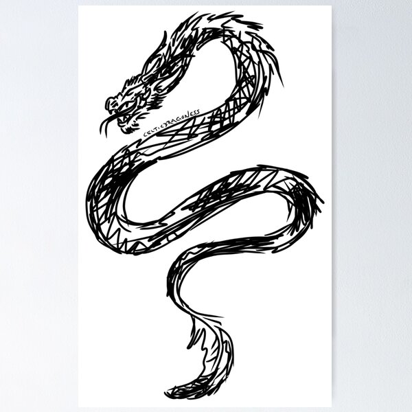 Item preview, Scribble Dragon designed and sold by CelticDragoness.