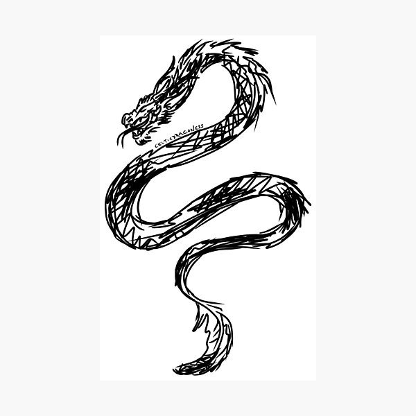 Item preview, Scribble Dragon designed and sold by CelticDragoness.