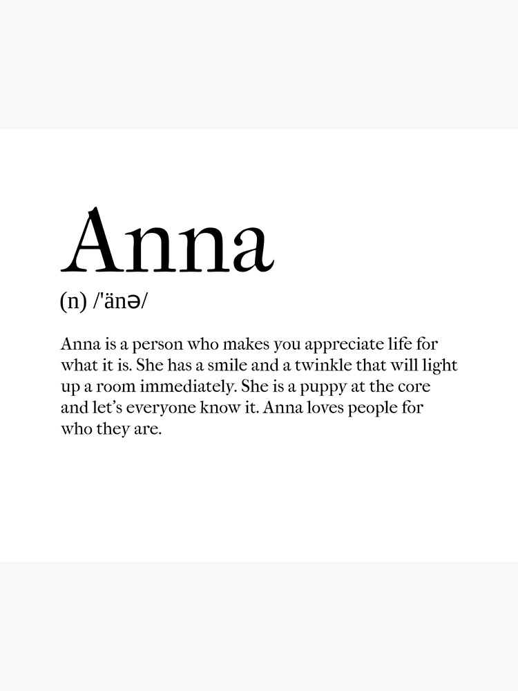 anna-definition-poster-for-sale-by-tastifydesigns-redbubble