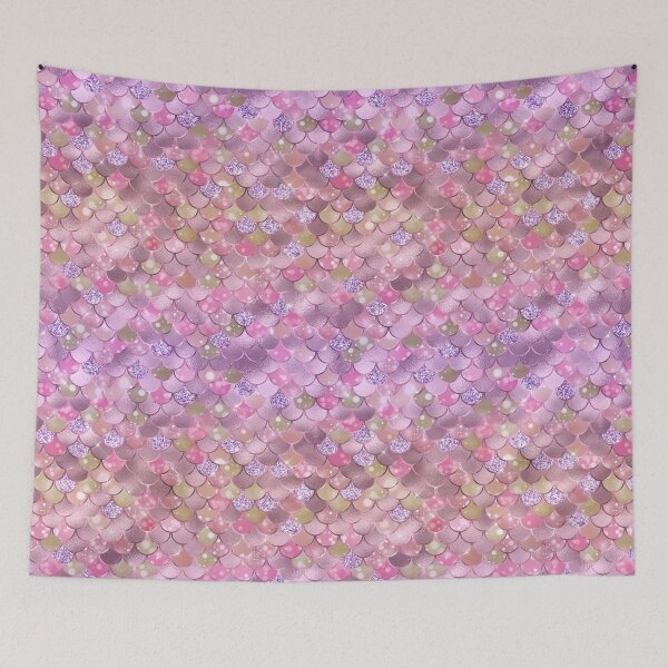 Item preview, Mermaid Bokeh Nice Pink And Purple Pattern Water Elf Nymph Skin Texture designed and sold by UniQueensShop.