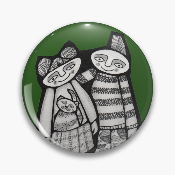 Item preview, Punks in the Wild (black and white) slimfit mosaic illustration designed and sold by Muna Zuberi.