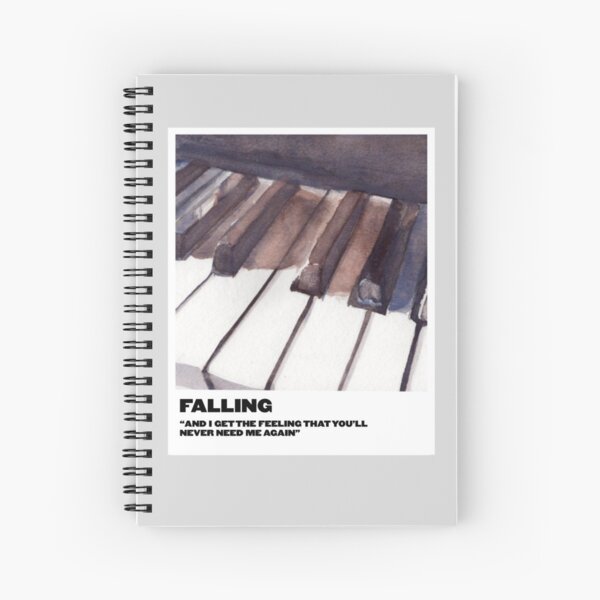 falling polaroid Spiral Notebook